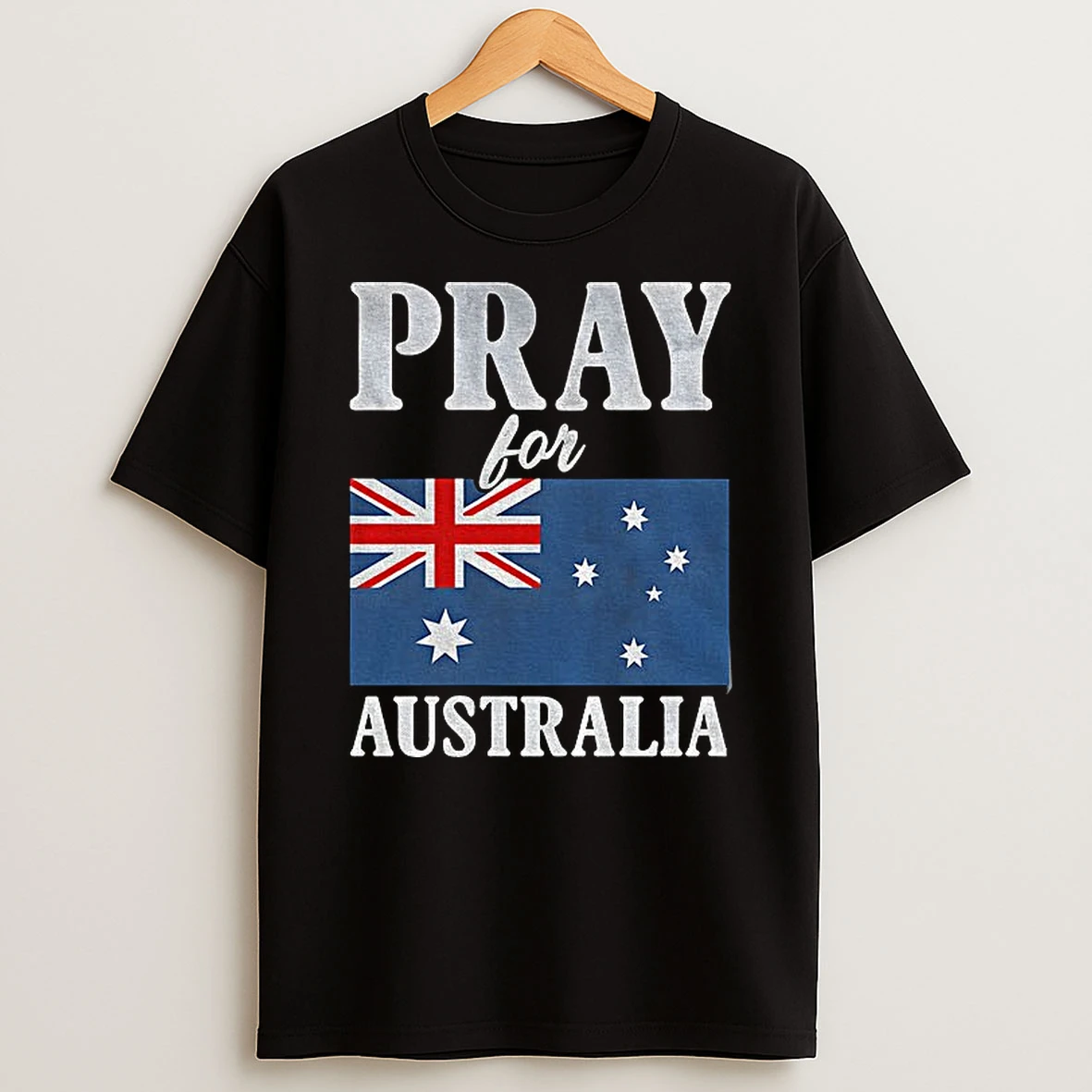 Pray For Australia Flag T Shirt