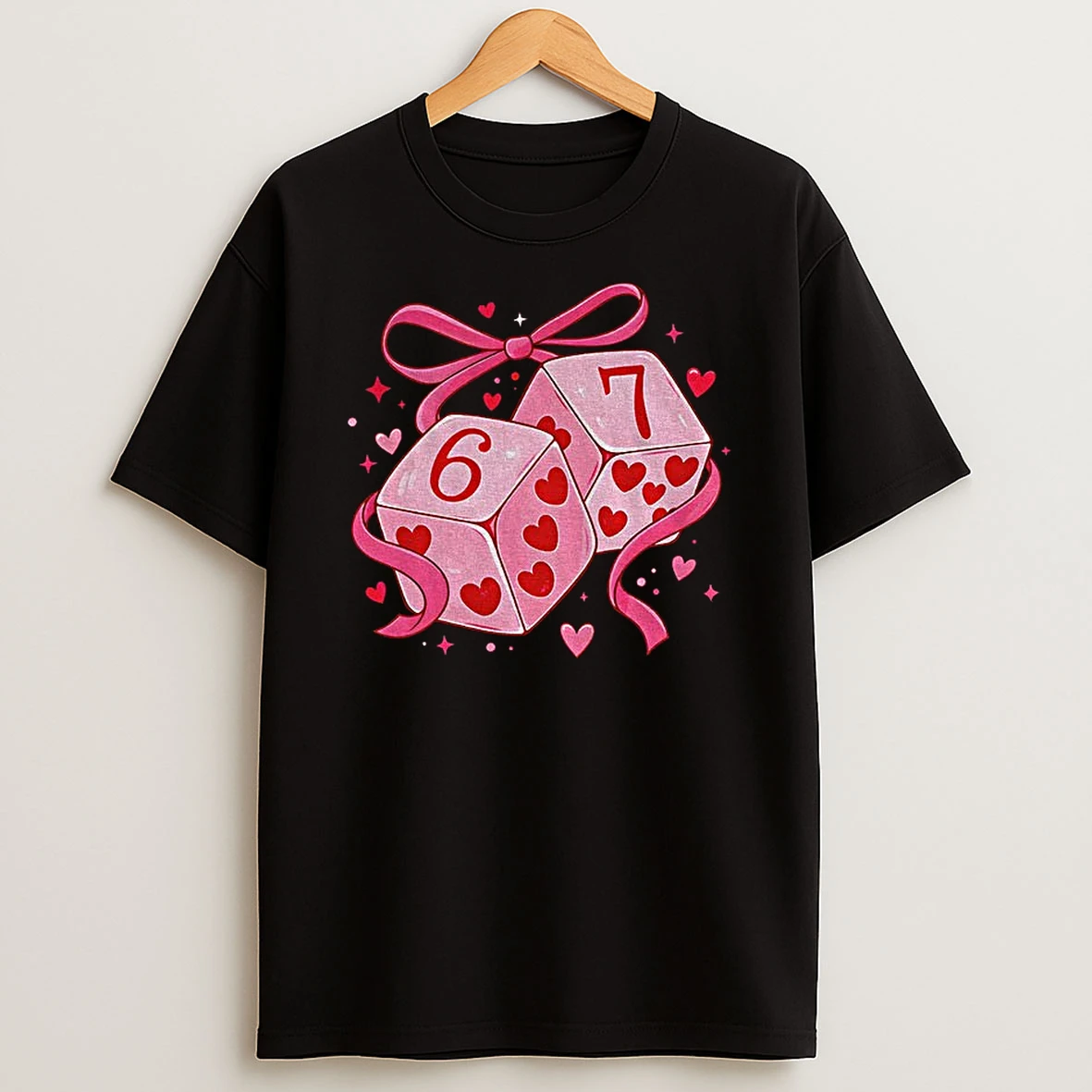 Preppy 67 Valentine Six Seven Dice T Shirt