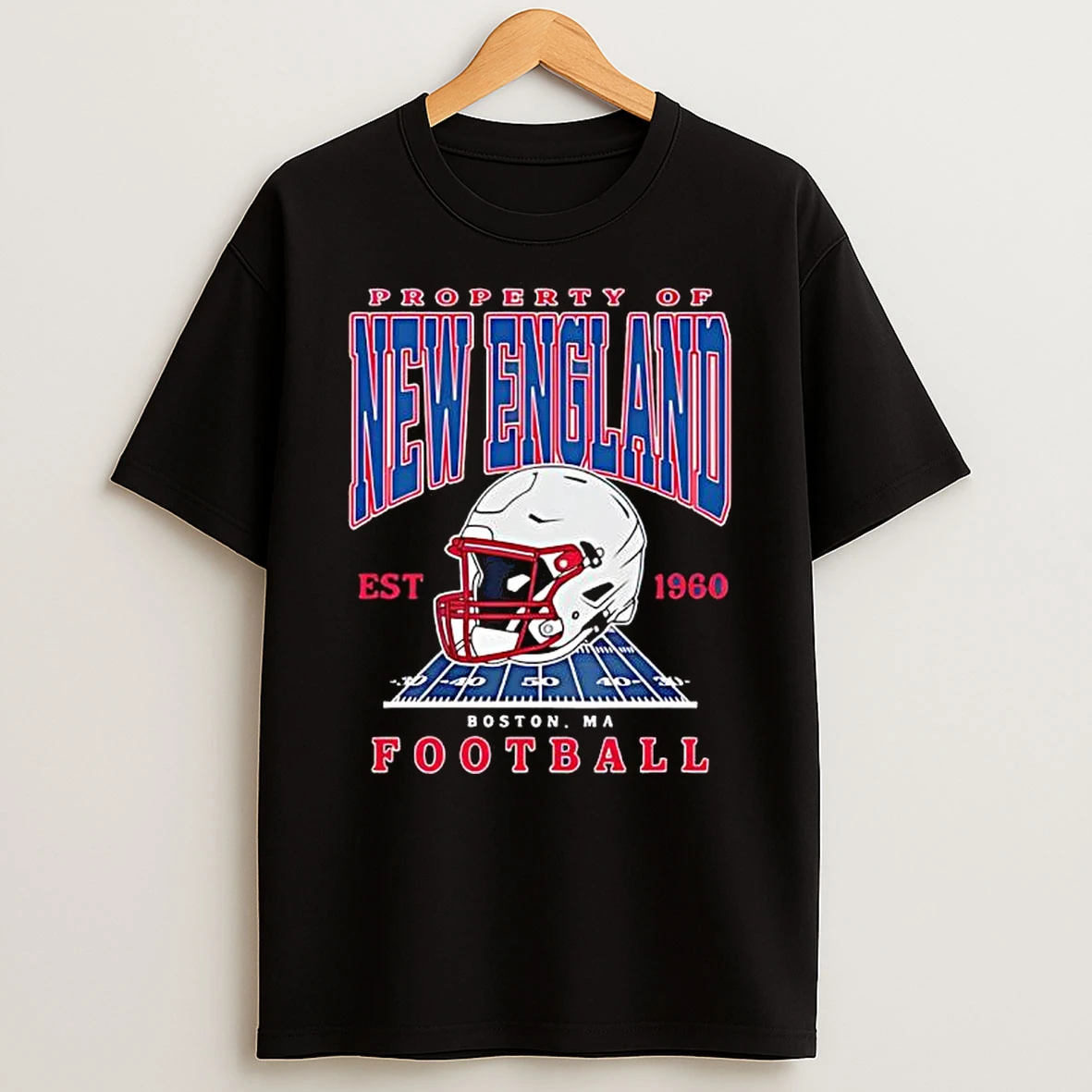 Property Of New England Patriots Football Team Est 1960 T Shirt