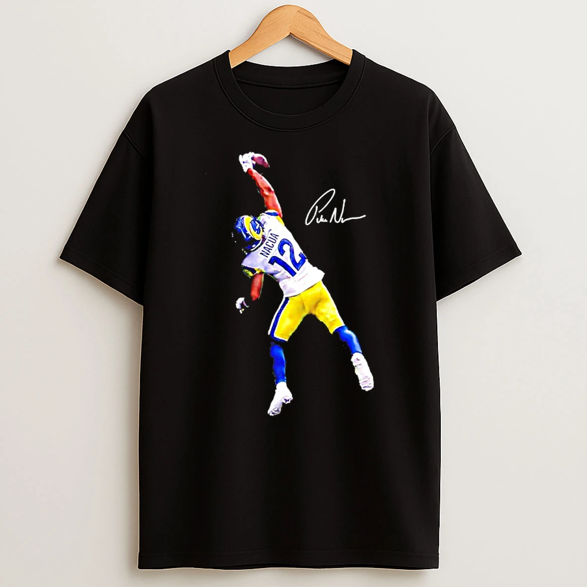 Puka Nacua Los Angeles Rams The Catch Signature T Shirt