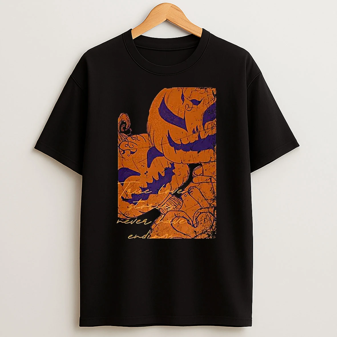 Pumpkin Head Selfie Take Love Stories Never Have Ending T Shirt