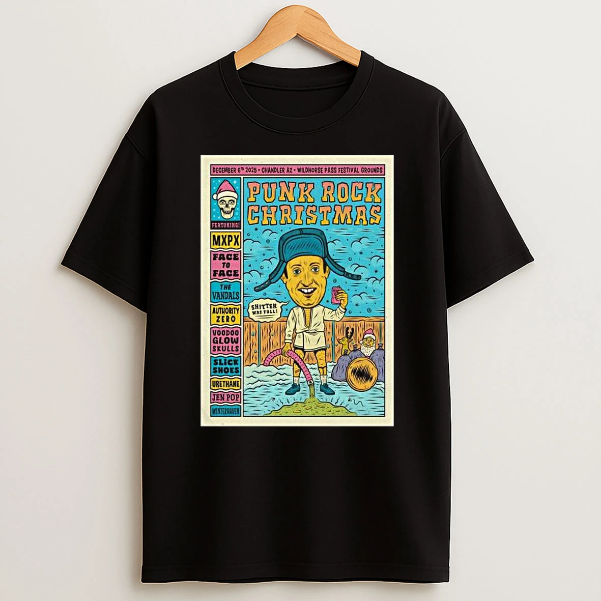 Punk Rock Christmas December 6 2025 Chandler Az T Shirt