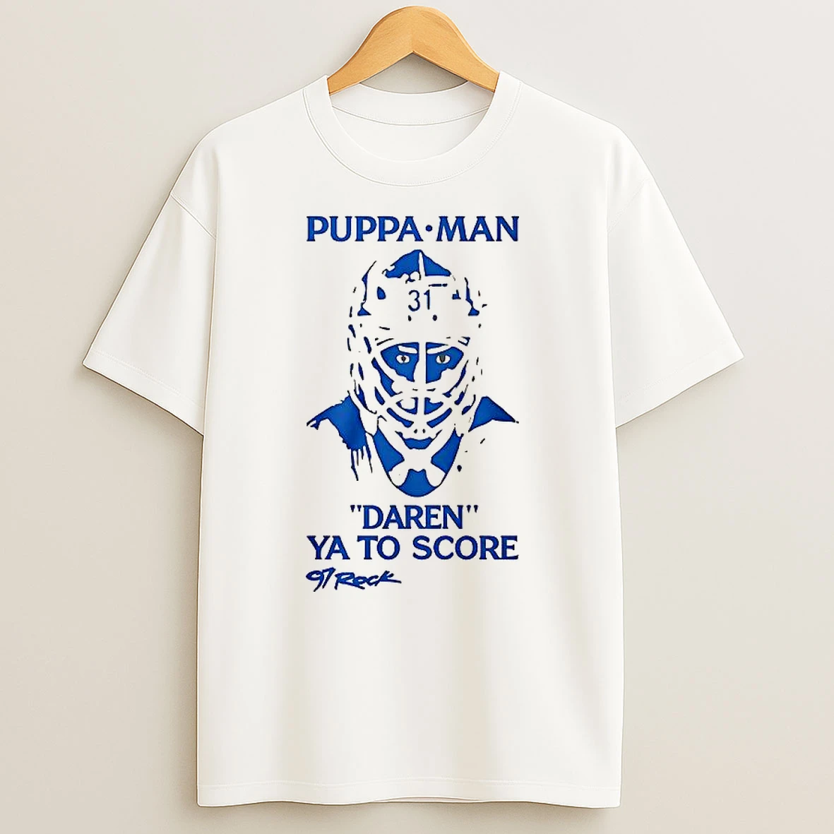 Puppa Man Daren Ya To Score 91 Rock T Shirt