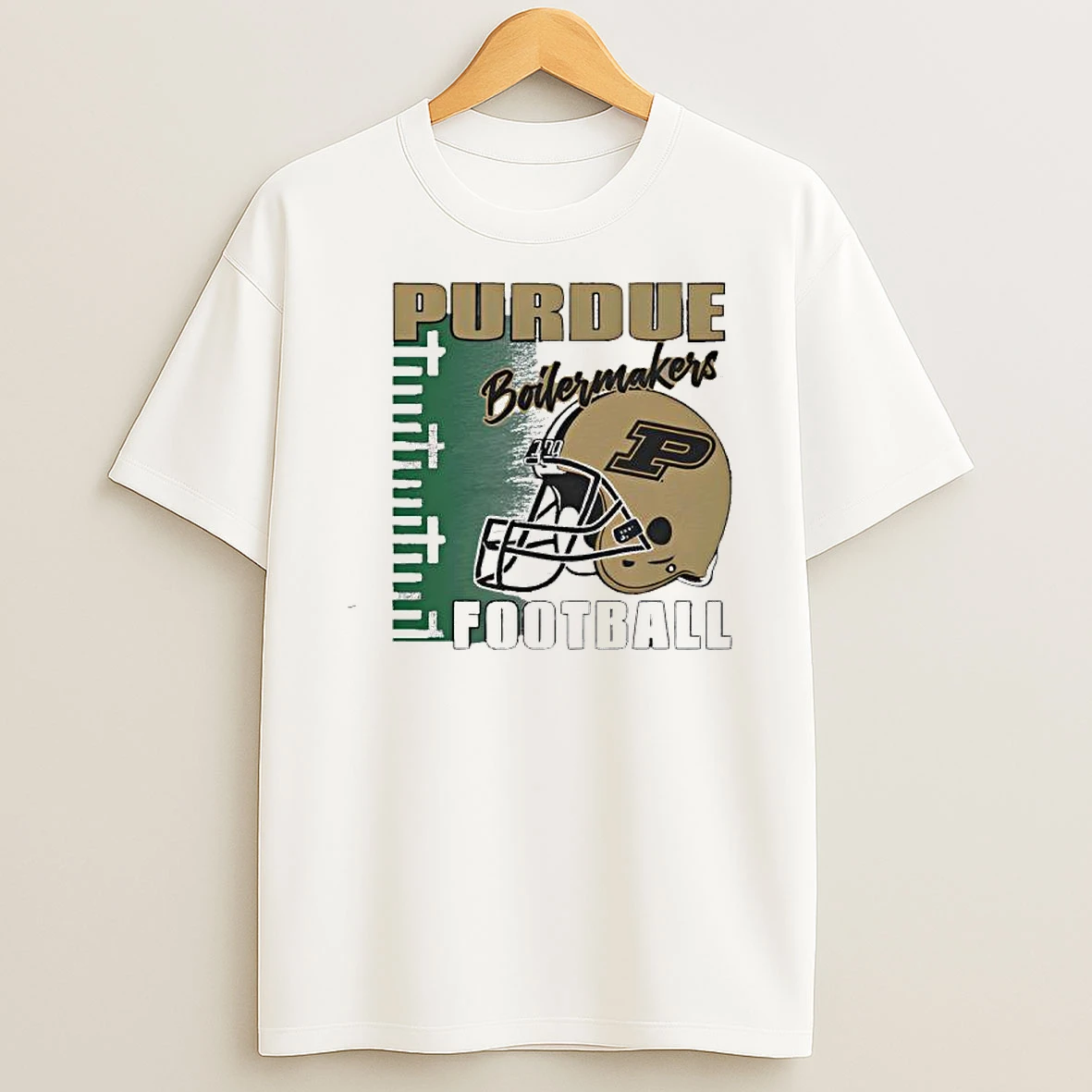 Purdue Boilermakers Football Retro T Shirt