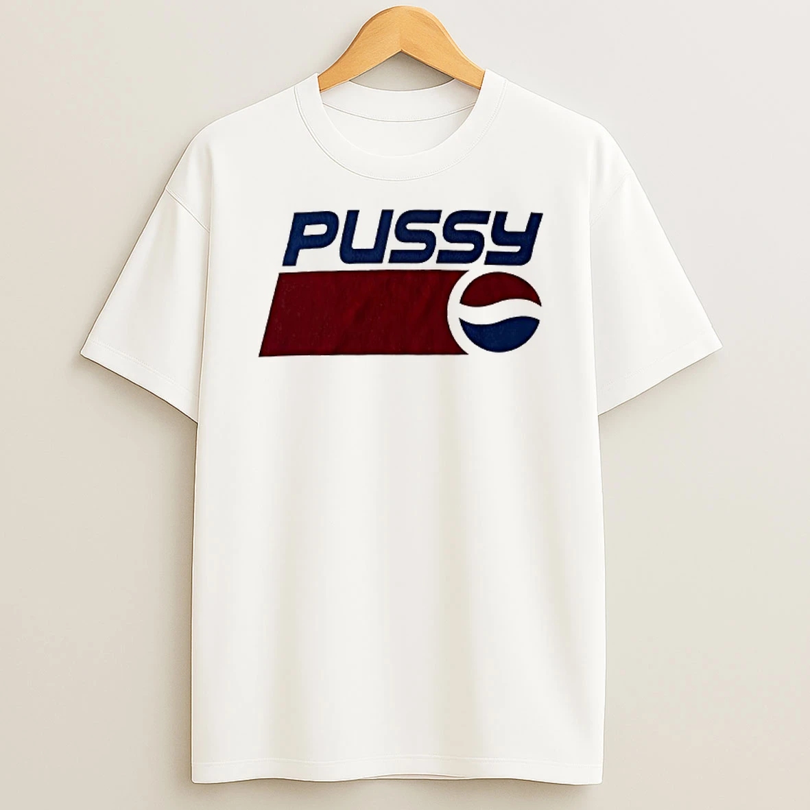 Pussy Pepsi Co Logo T Shirt