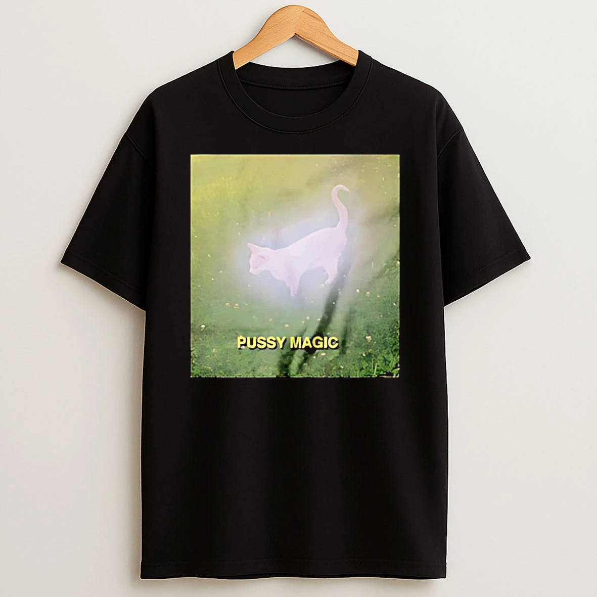 Pussy Magic Cat Meme T Shirt