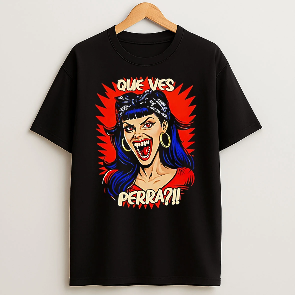 Que Ves Perra Graphic T Shirt