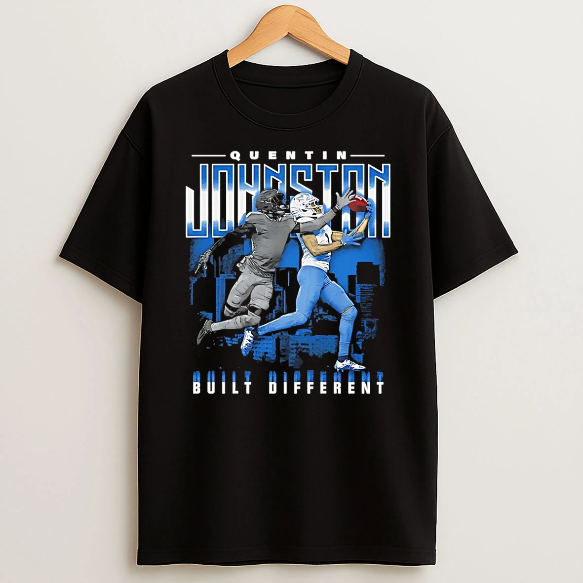 Quentin Johnston Los Angeles Chargers Built Different Graphic T Shirt