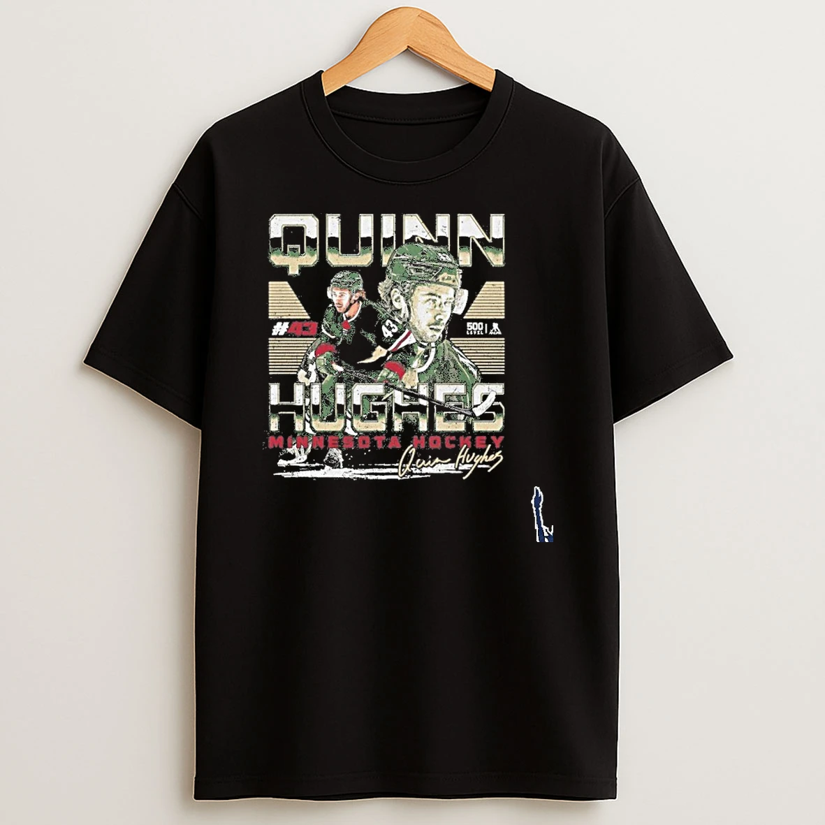 Quinn Hughes Minnesota Vikings Dual T Shirt