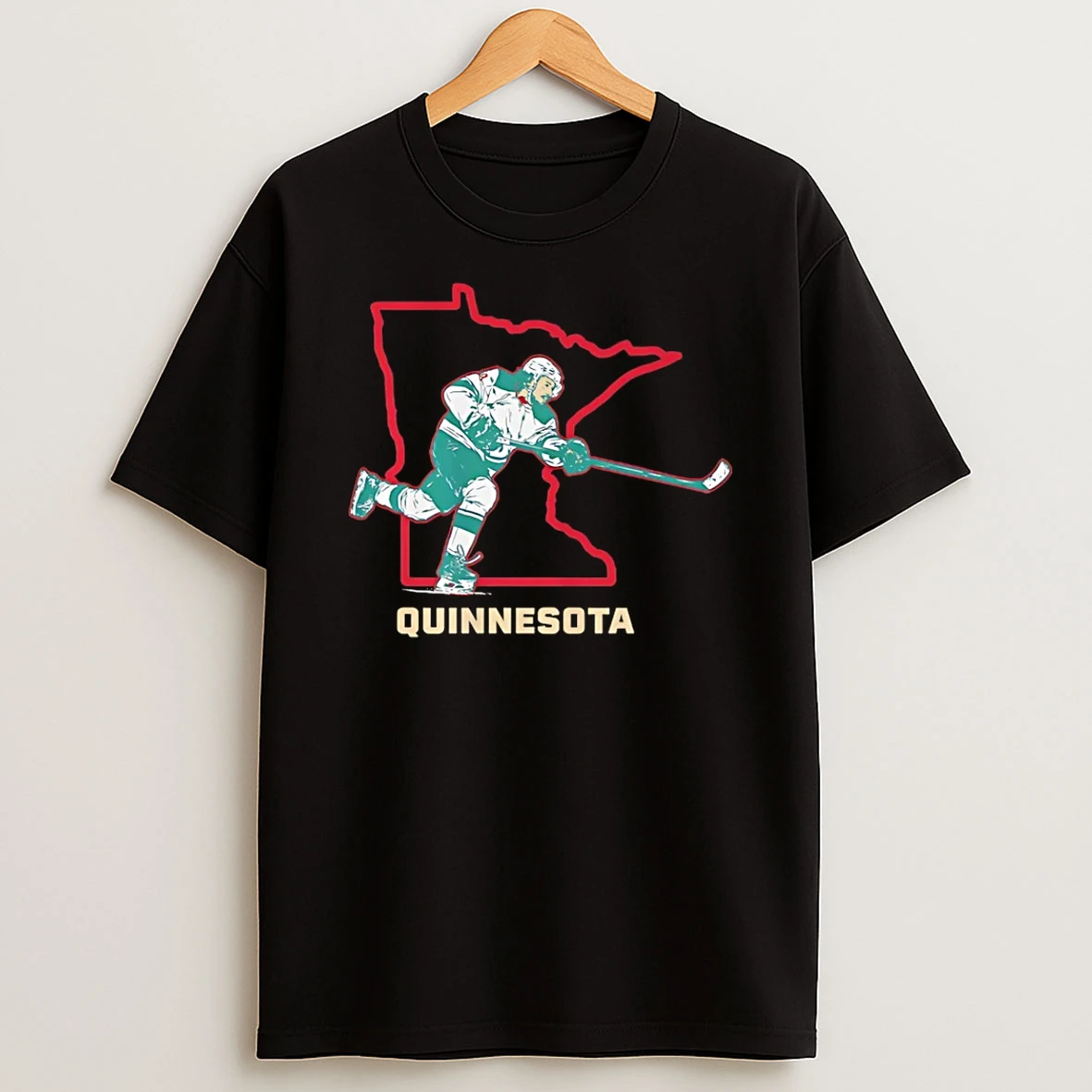 Quinn Hughes Minnesota Wild Quinnesota State T Shirt