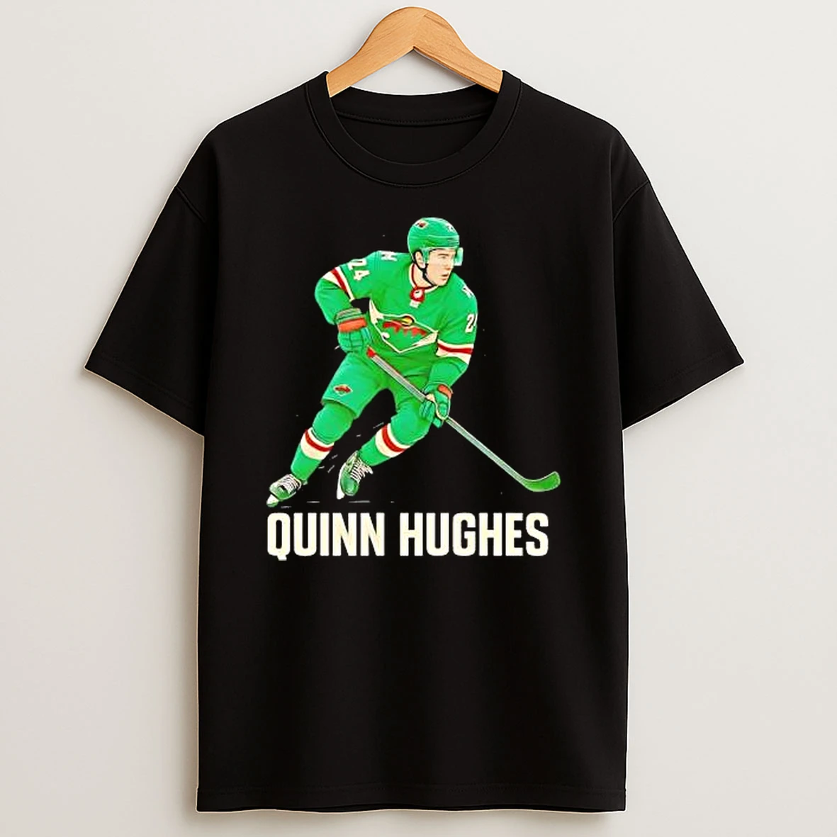 Quinn Hughes Minnesota Wild T Shirt