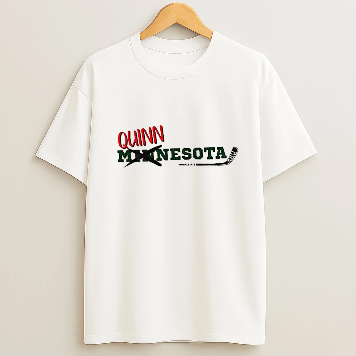 Quinn Hughes Quinnesota Mn Wild Hockey T Shirt