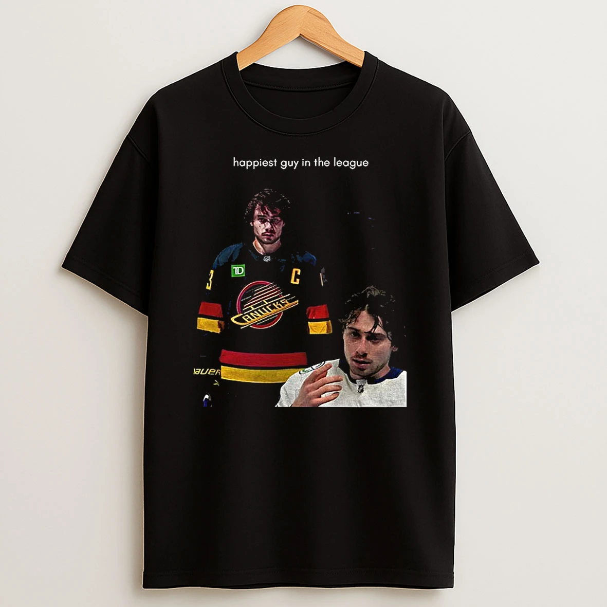 Quinn Hughes Happiest Guy In The League T Shirt