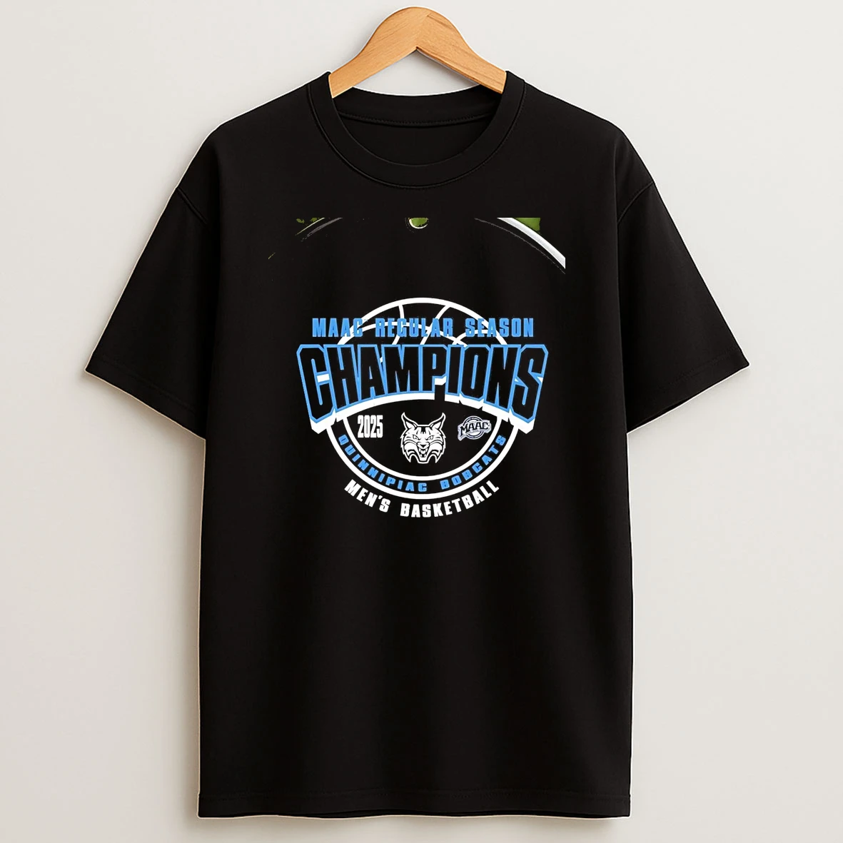 Quinnipiac Bobcats 2025 Maac Mens Regular Season Champions Chriast T Shirt