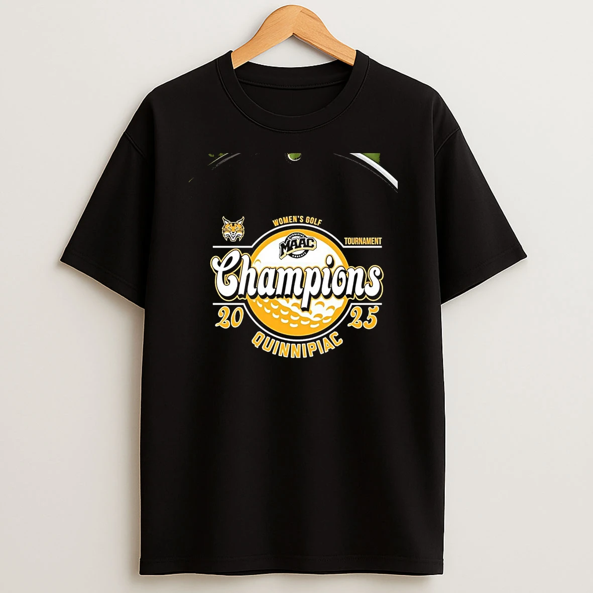 Quinnipiac Bobcats Womens Golf 2025 Maac Champions Chriast T Shirt