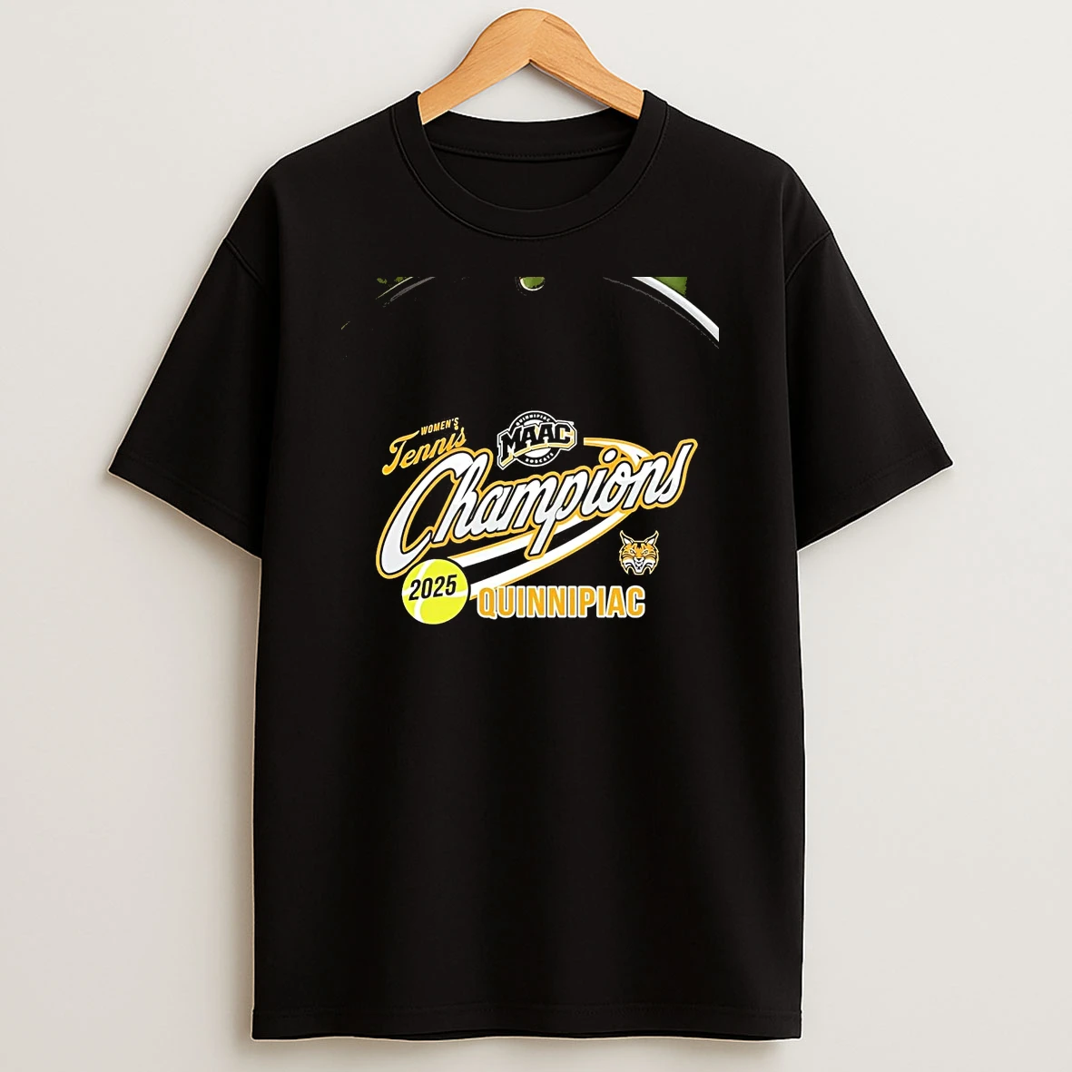 Quinnipiac Bobcats Womens Tennis 2025 Maac Champions Chriast T Shirt