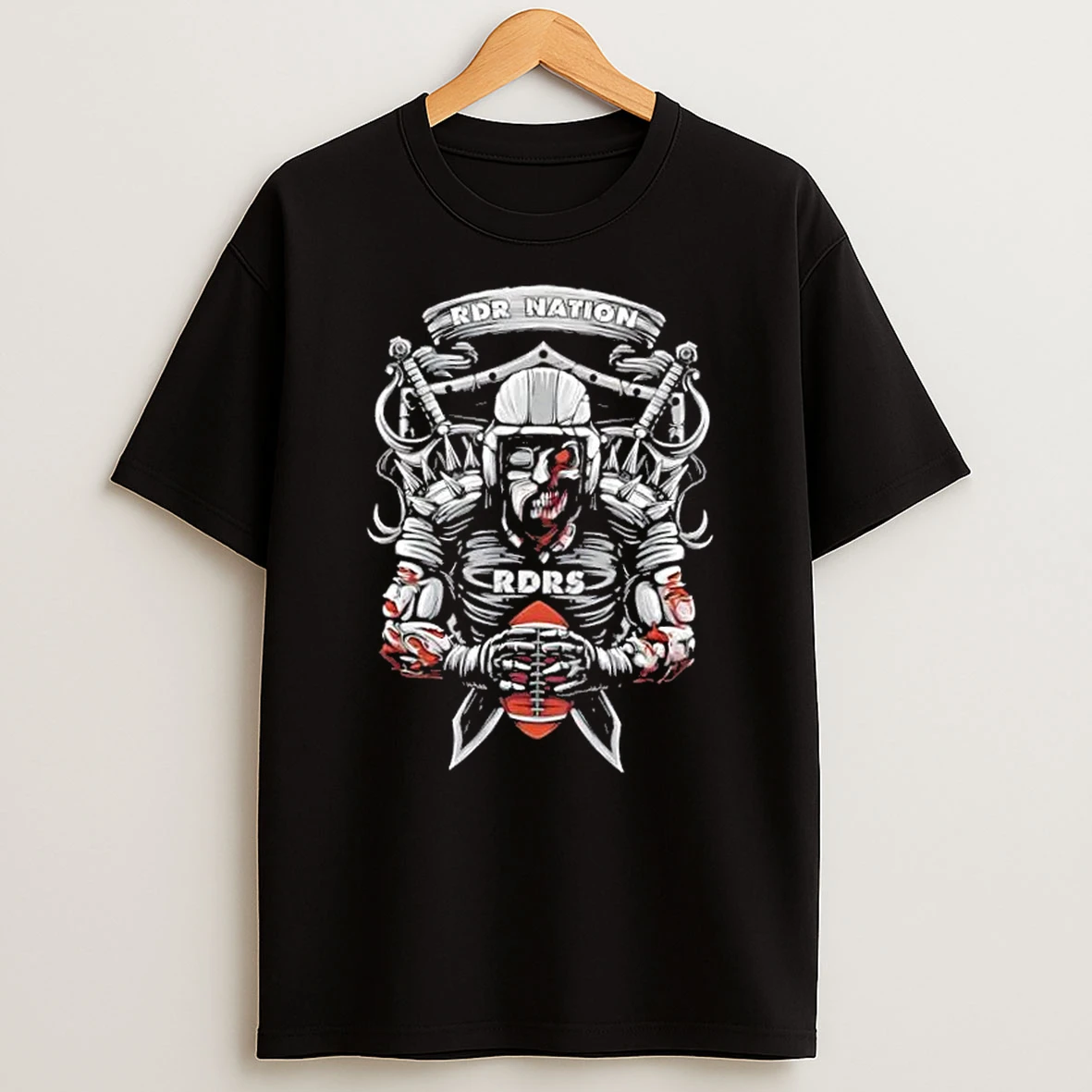Rdr Nation Las Vegas Raiders Football Mascot Hug The Ball T Shirt