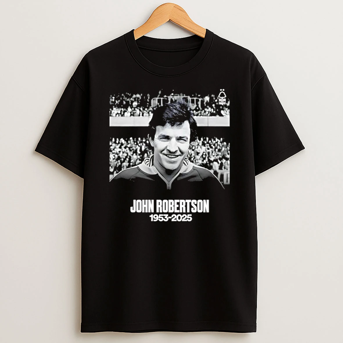 Rip John Robertson 1953 2025 Graphic T Shirt