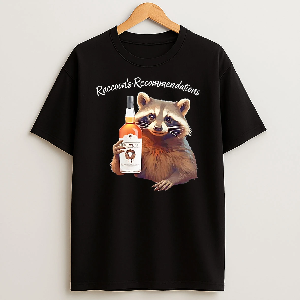 Raccoon Recommendations Skrewball T Shirt