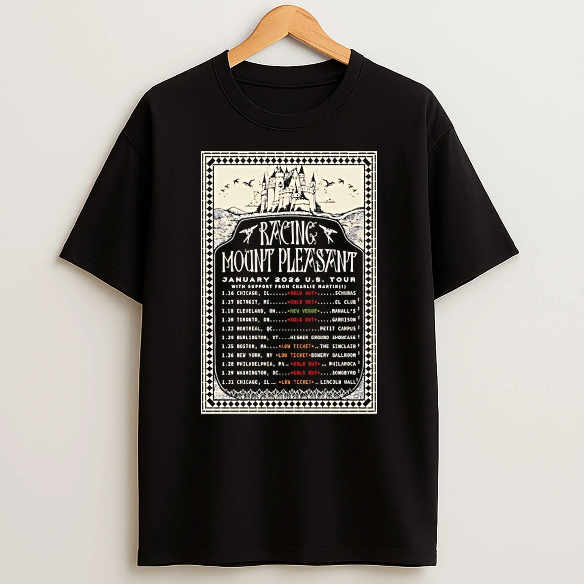 Racing Mount Pleasant Jan 2026 Us Shows T Shirt