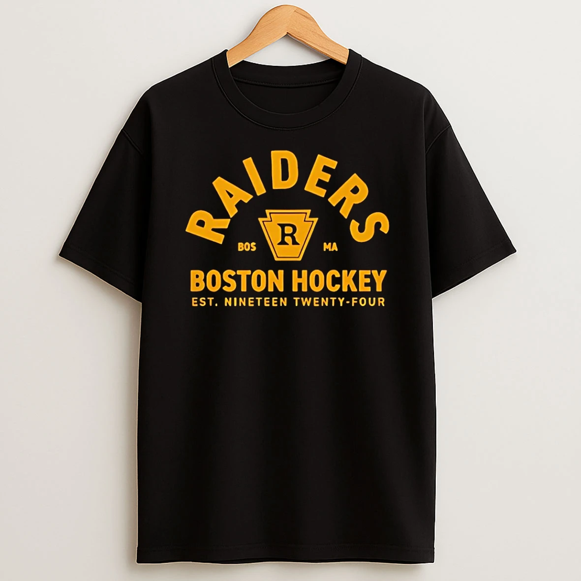 Raiders Boston Hockey Est Nineteen Twenty Four T Shirt