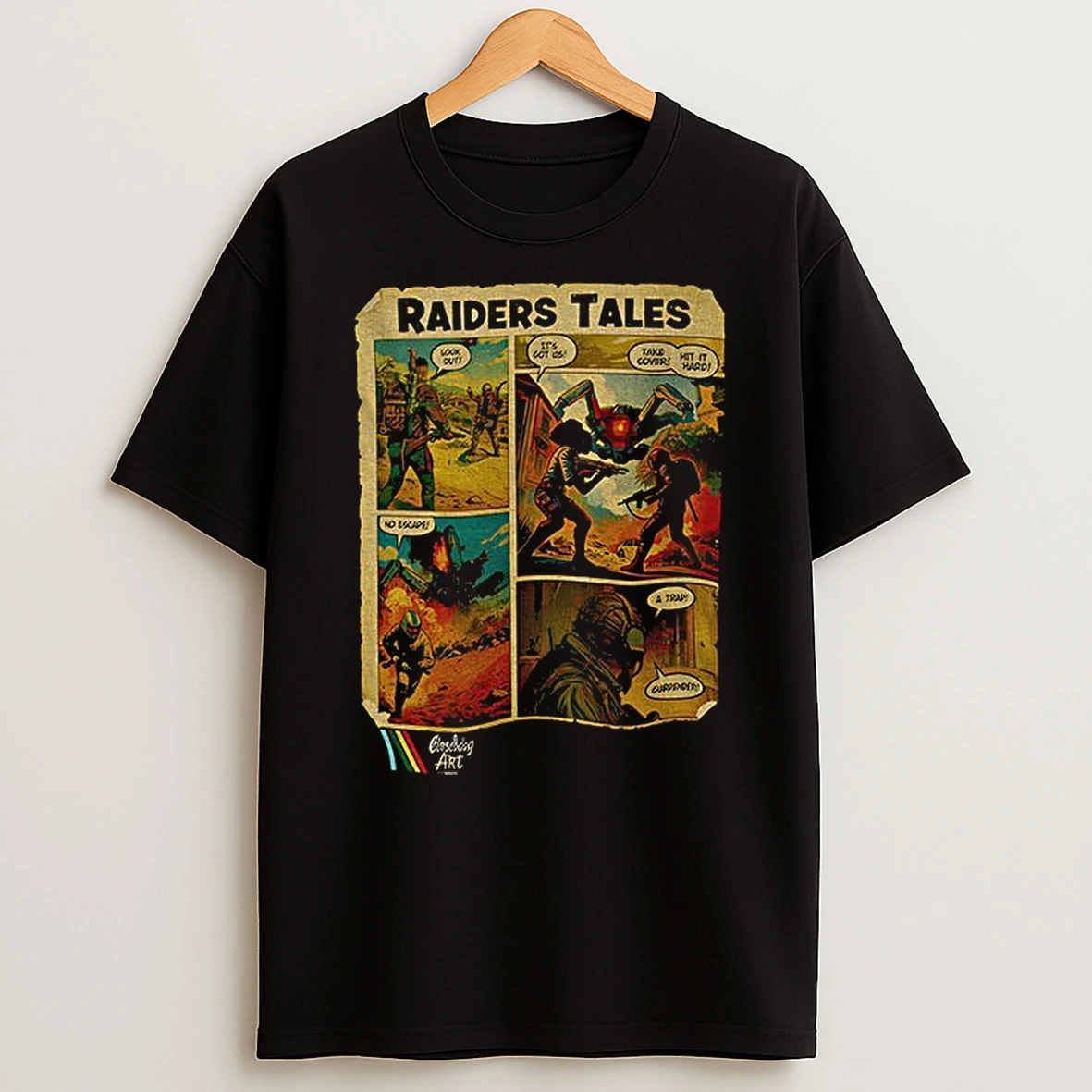 Raiders Tales Comic Looter Scene Arc Raiders Inspired T Shirt