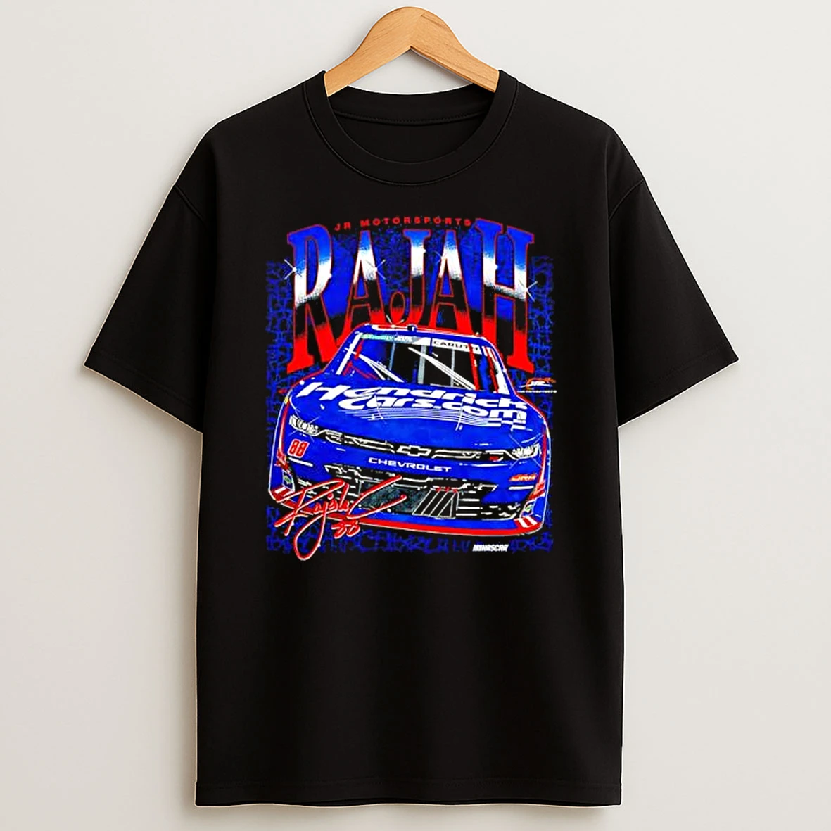 Rajah Caruth 88 Hendrickcars Jr Motorsports Signature T Shirt