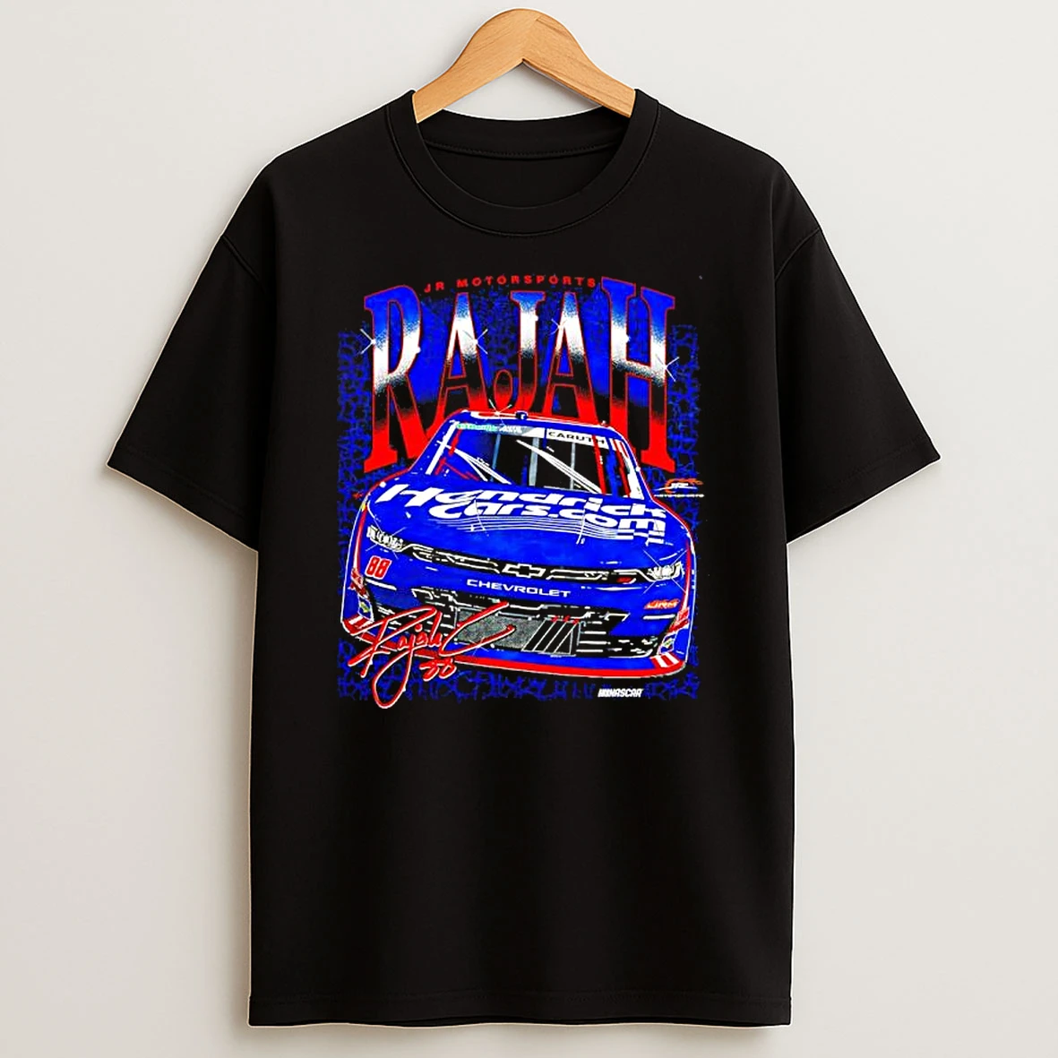 Rajah Caruth Jr Motorsports 88 Hendrickcars Signature Graphic T Shirt