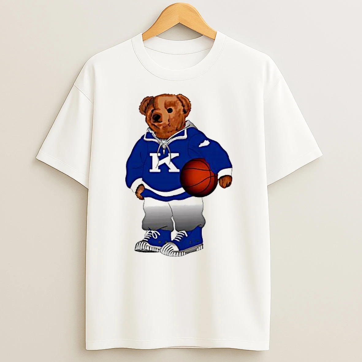 Ralph Lauren Polo Bear And University Of Kentucky Basketball T Shirt