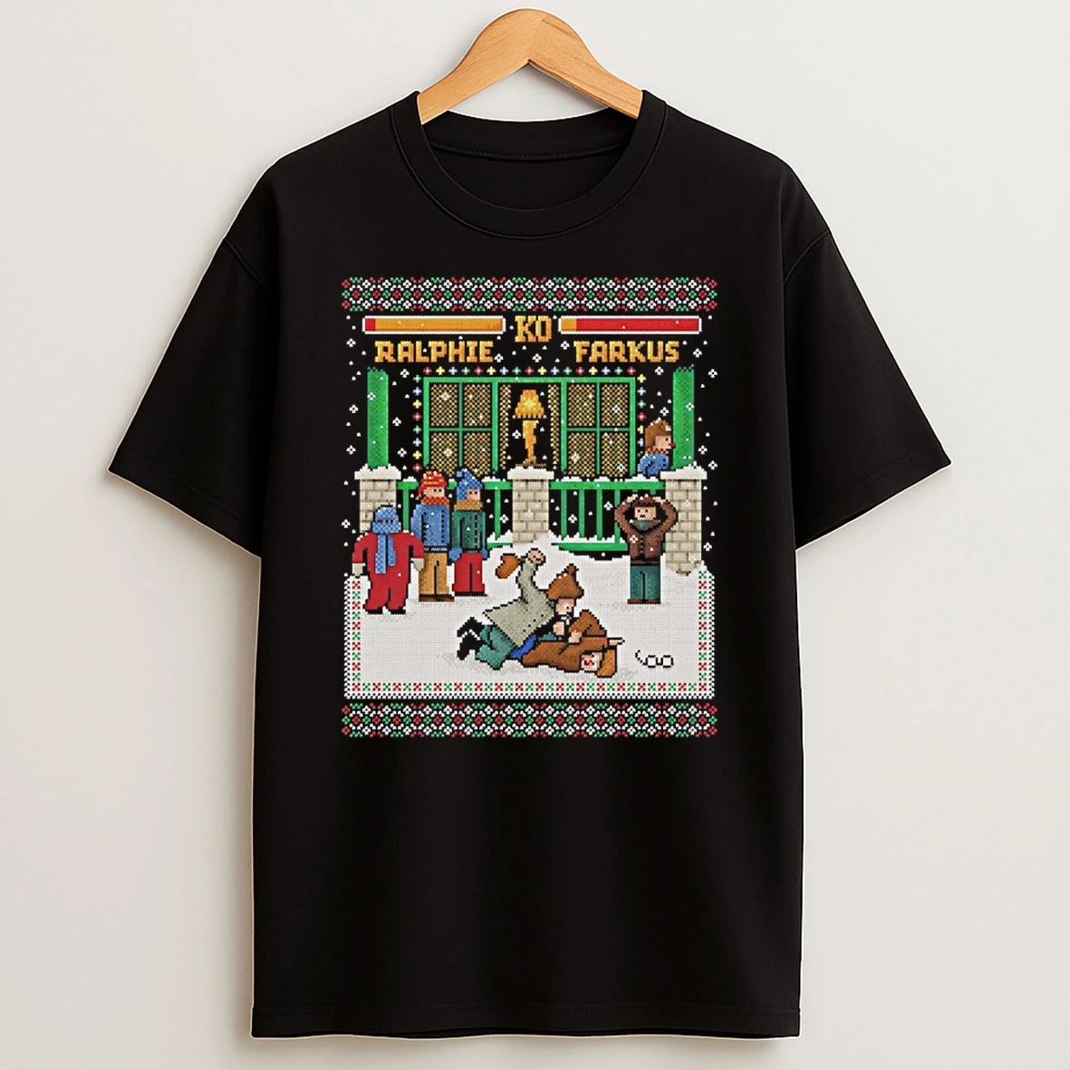 Ralphie Ko Farkus Ugly Christmas T Shirt