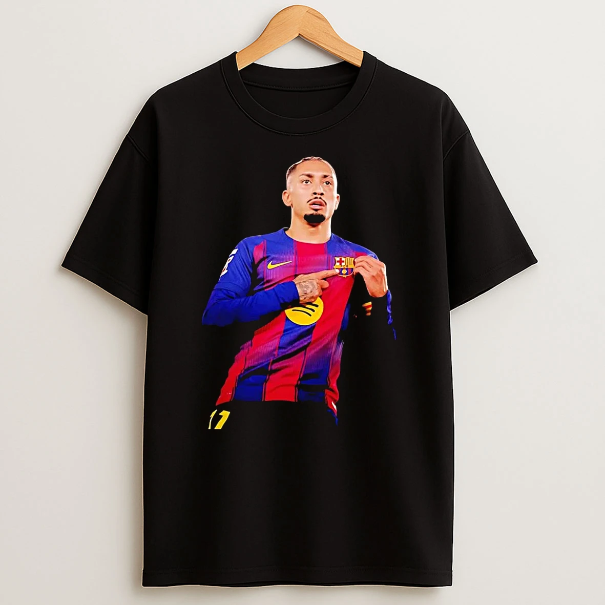Raphinha Goal Celebration Fc Barcelona T Shirt