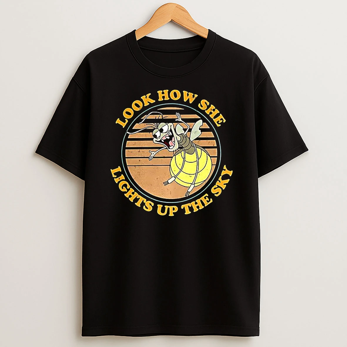 Ray Firefly The Princess And The Frog Look How She Lights Up The Sky Disney Cartoon T Shirt