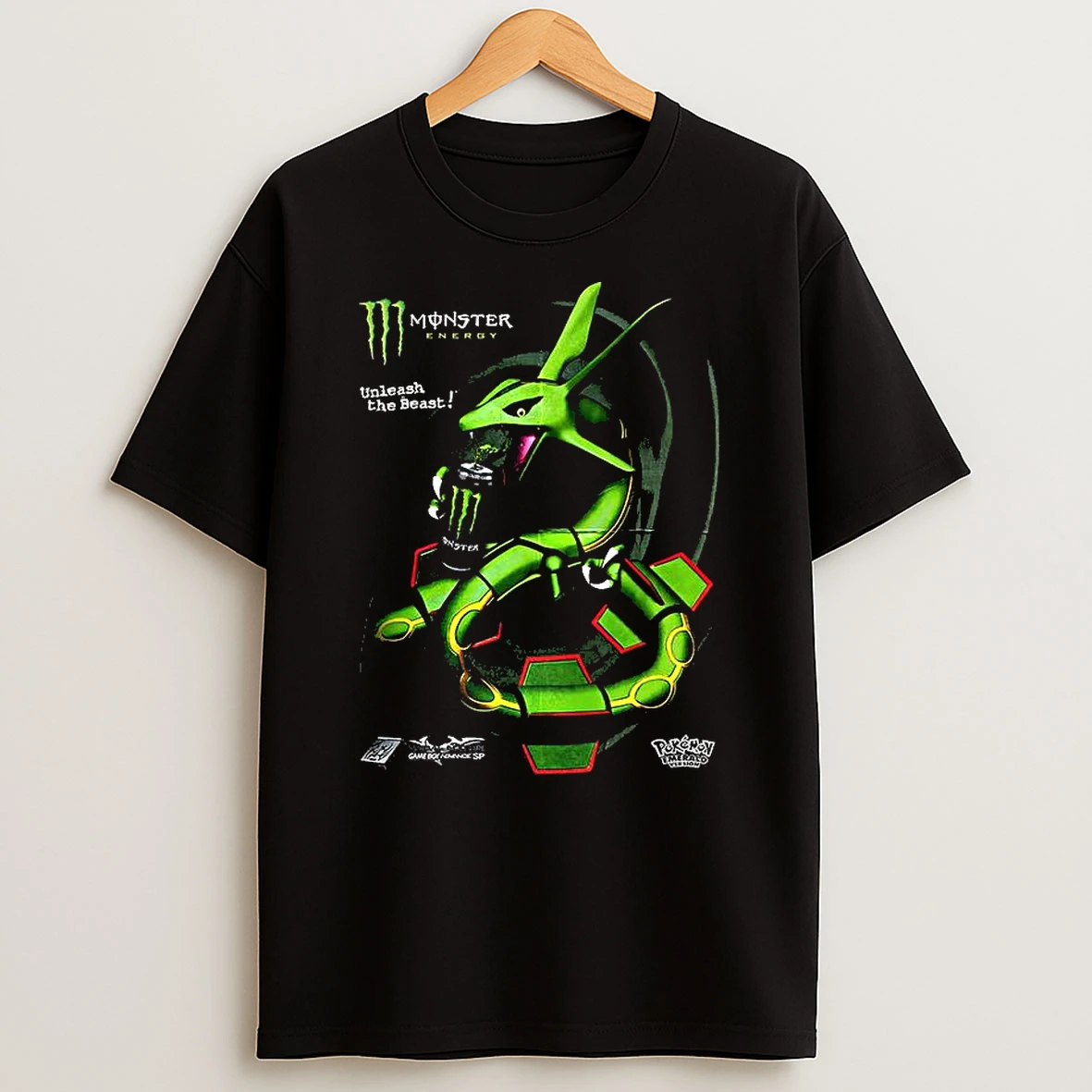 Rayquaza Pokemon Anime X Monster Energy Unleash The Beast T Shirt