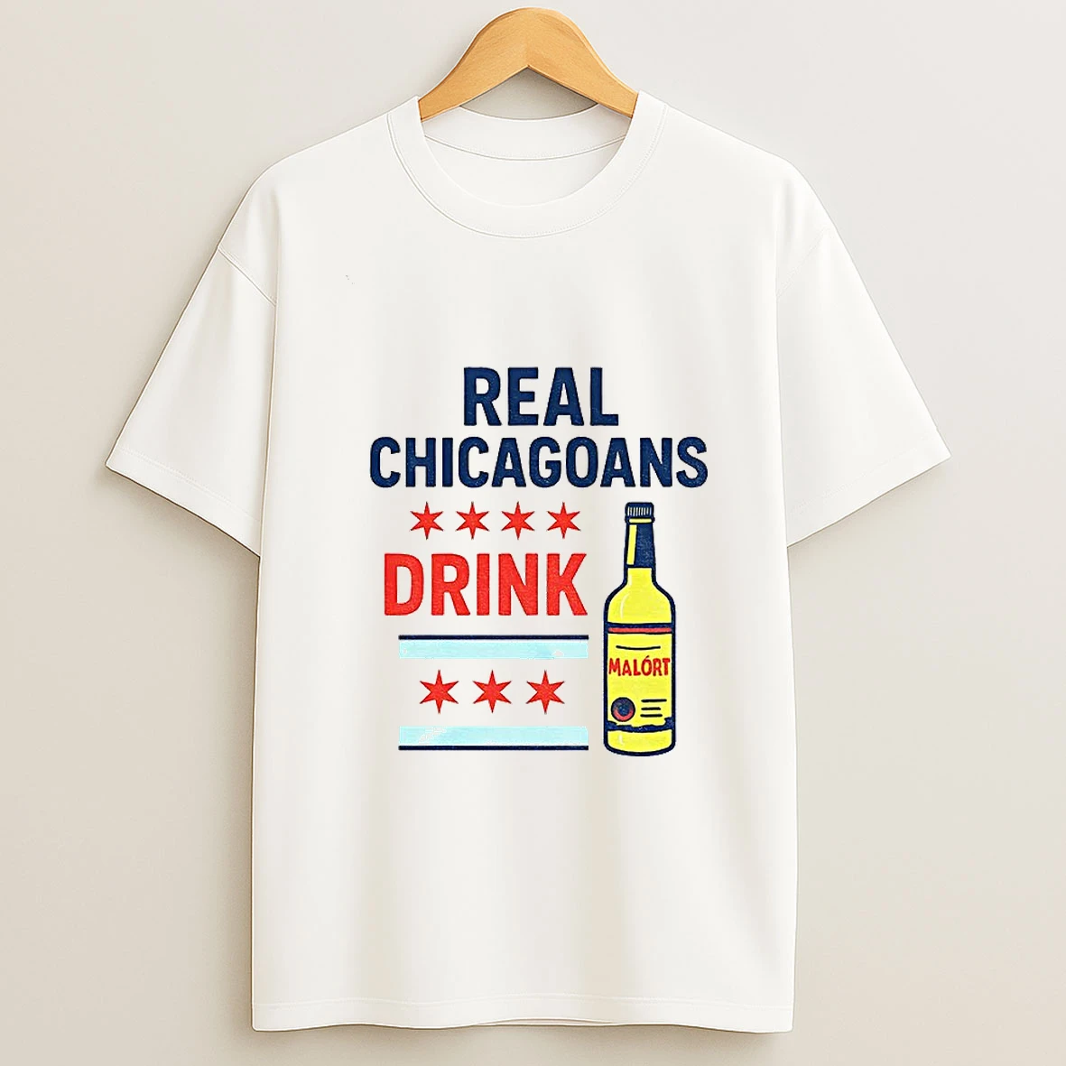 Real Chicagoans Drink Malort Chicago Bears Football Nfl T Shirt