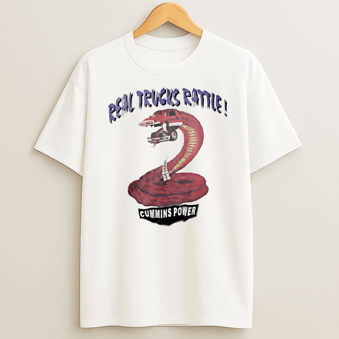 Real Trucks Rattle Cummins Power T Shirt