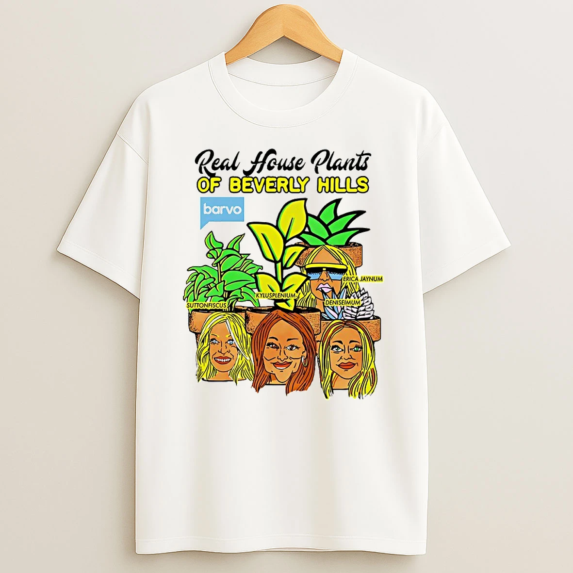 Real House Plants Of Beverly Hills Circle T Shirt