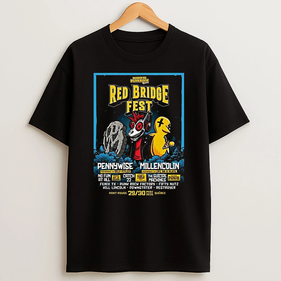 Red Bridge Fest May 29 30 2026 Pont Rouge Quebec T Shirt