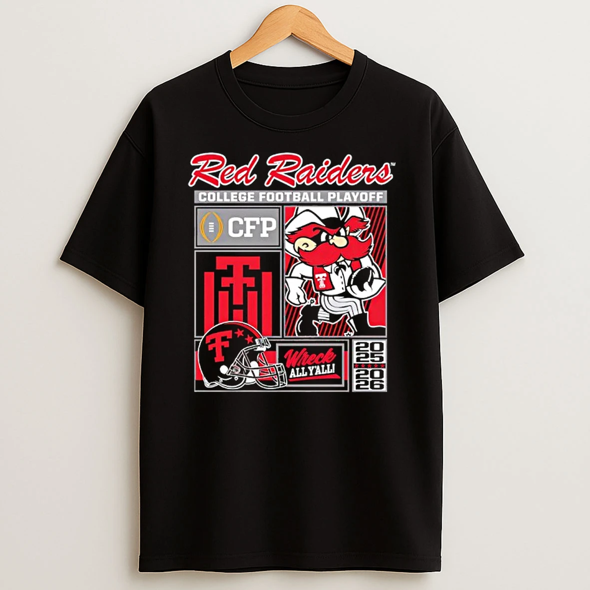 Red Raiders College Football Playoff Cfp T Shirt