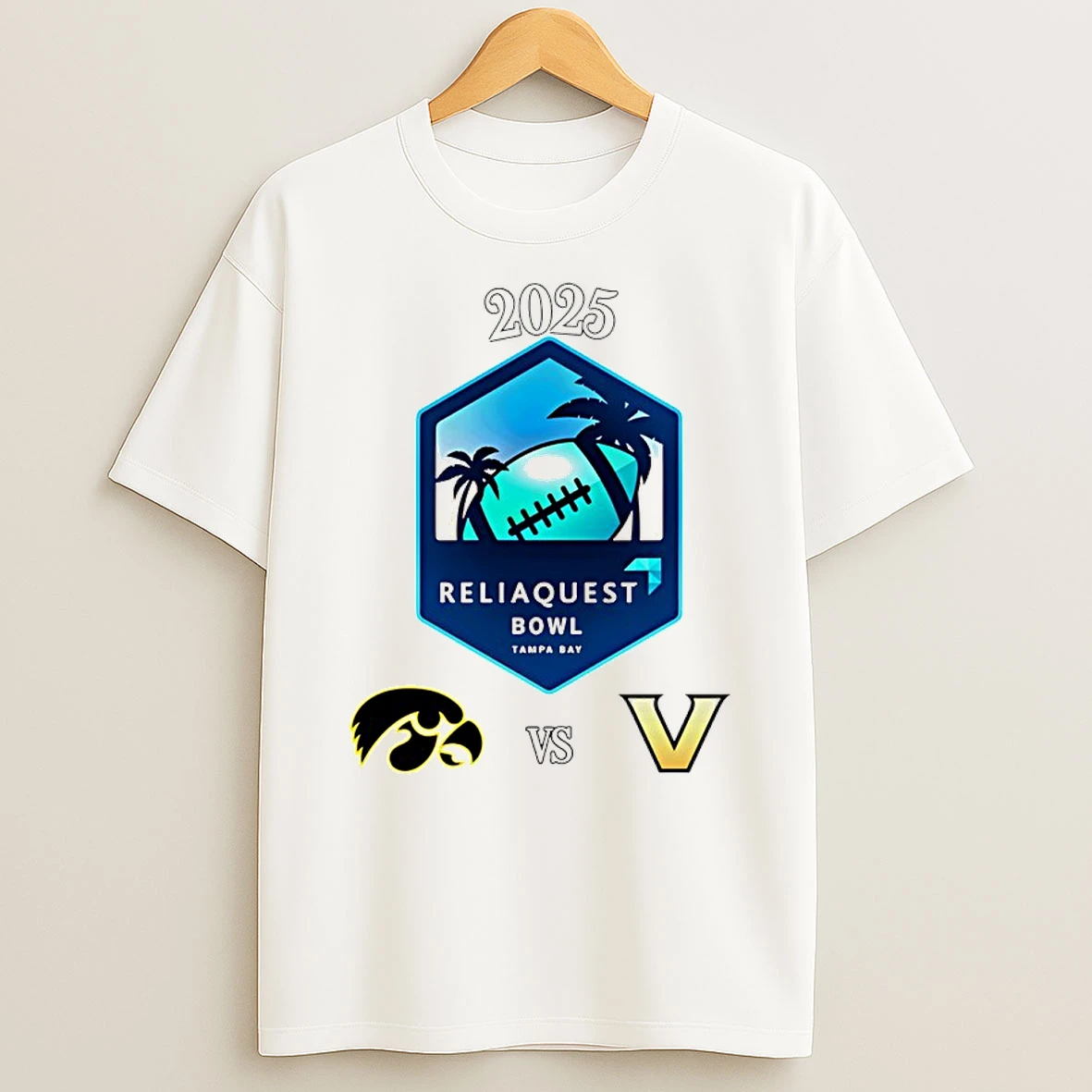 Reliaquest Bowl 2025 Iowa Vs Vanderbilt T Shirt