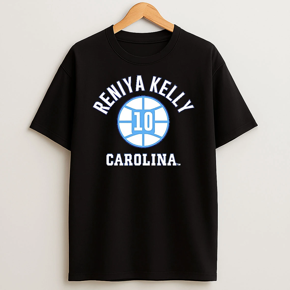 Reniya Kelly Hoops 10 North Carolina Tar Heels T Shirt