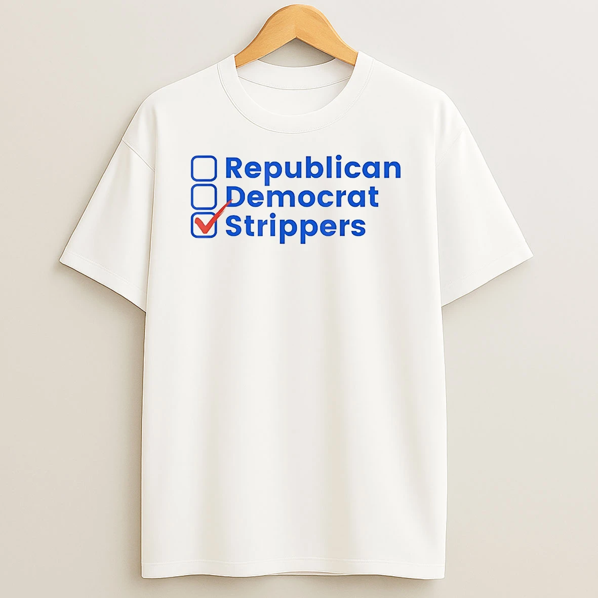 Republican Democrat Strippers T Shirt