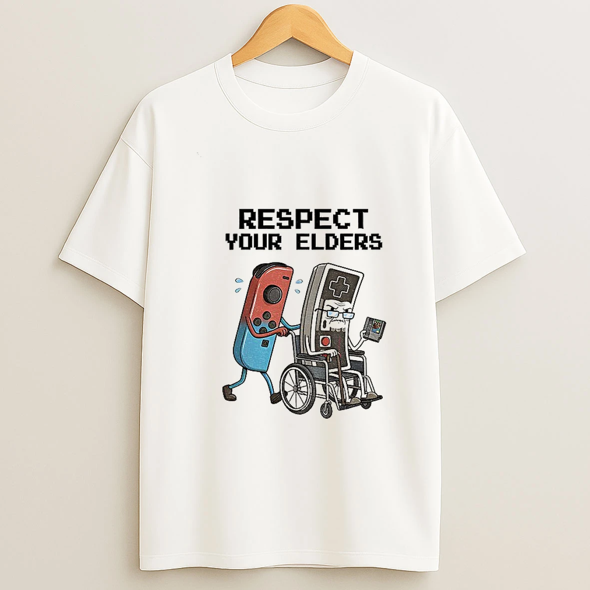 Respect Your Elders Joy Nintendo Switch T Shirt