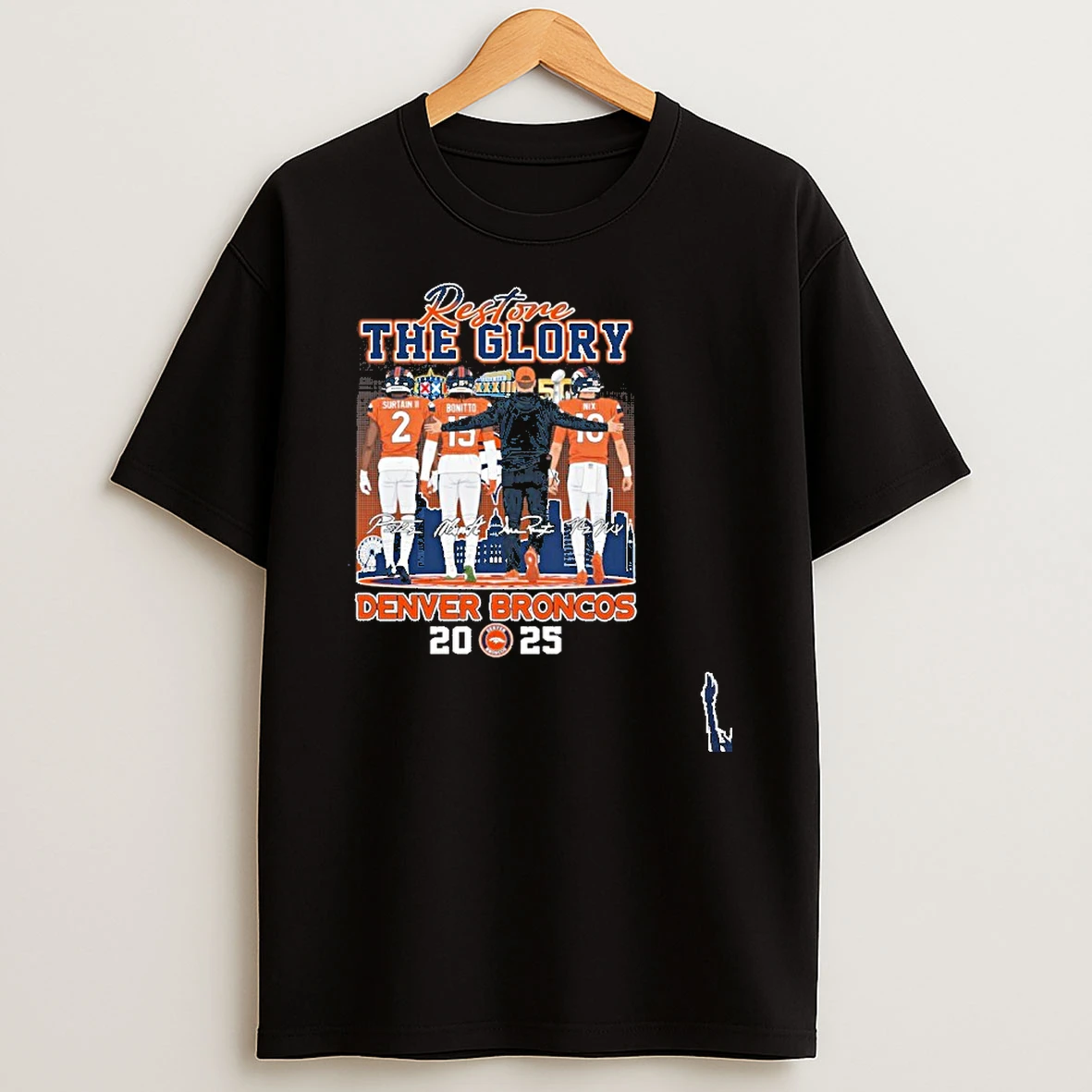 Restore The Glory Denver Broncos 2025 Playoffs T Shirt