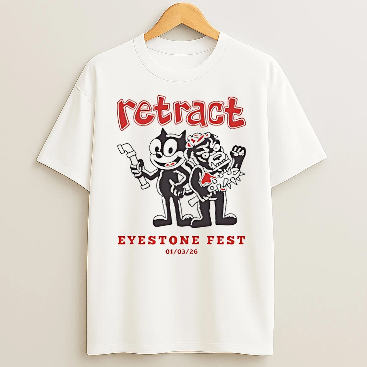 Retract Eyestone Fest 01 03 2025 T Shirt
