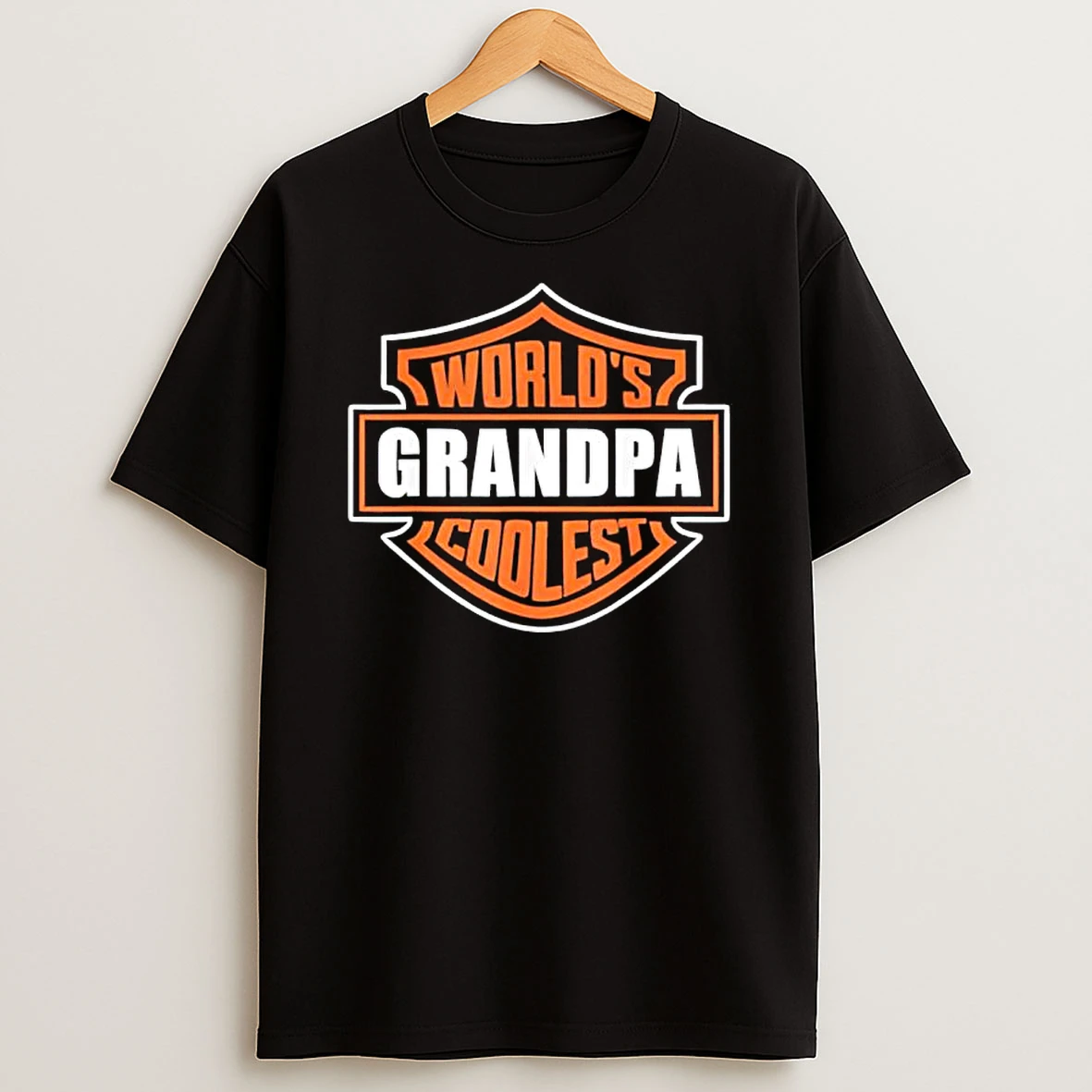Retro Worlds Coolest Grandpa T Shirt