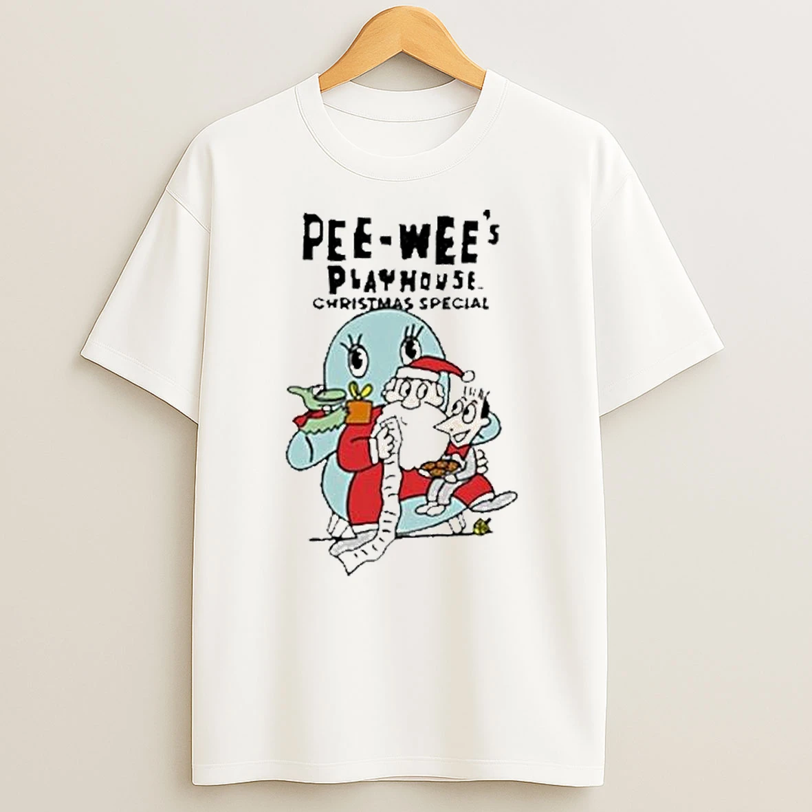 Retrokid Pee Wees Playhouse Christmas T Shirt