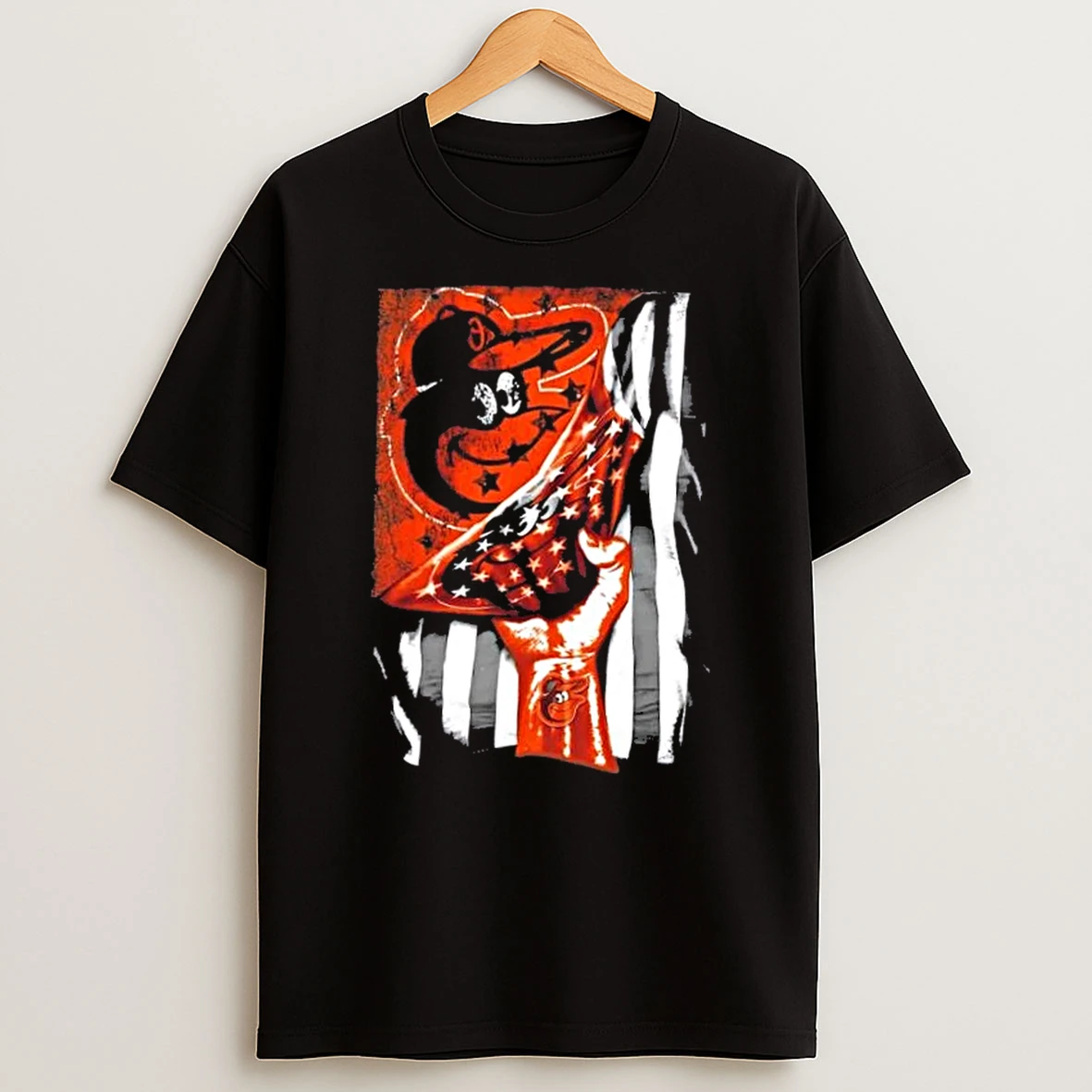 Revealing The Glory Baltimore Orioles X Usa Flag T Shirt