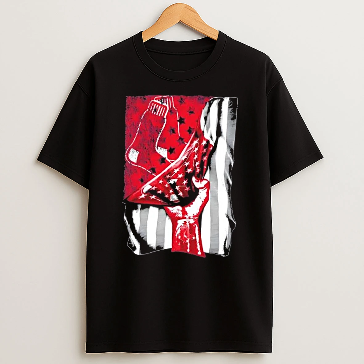 Revealing The Glory Boston Red Sox X Usa Flag T Shirt