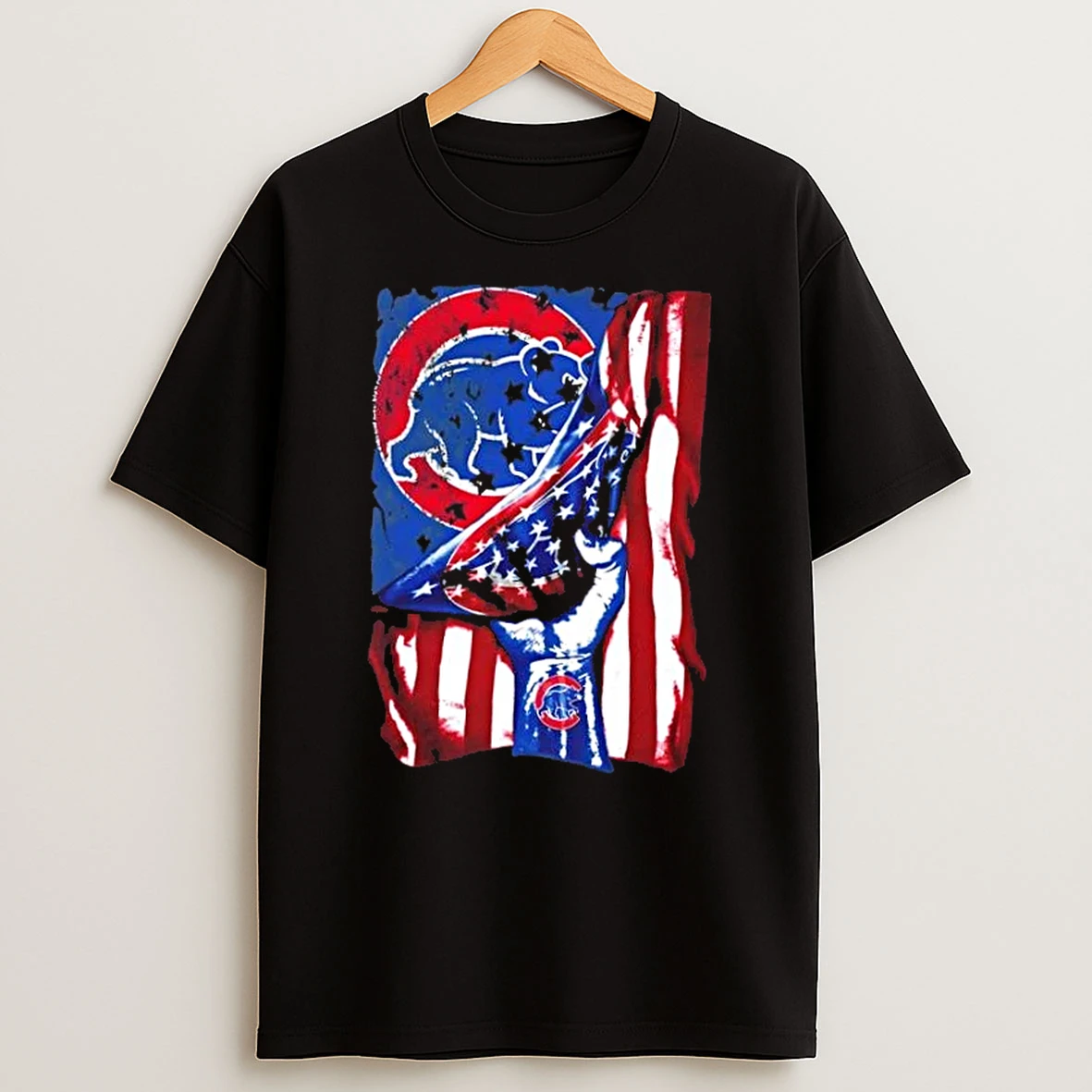 Revealing The Glory Chicago Cubs X Usa Flag T Shirt