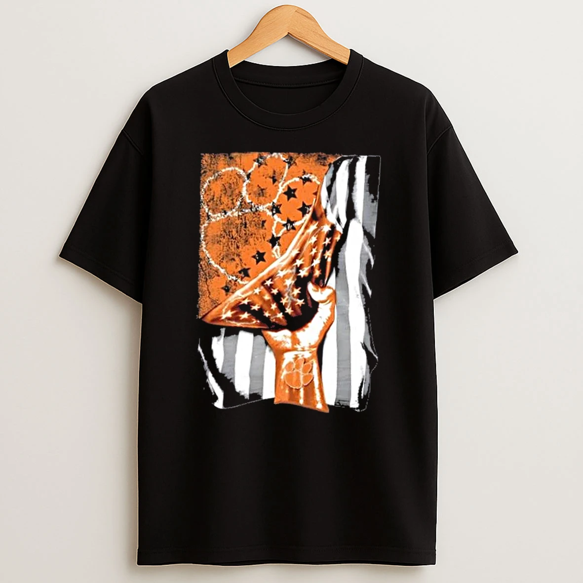 Revealing The Glory Clemson Tigers X Usa Flag T Shirt